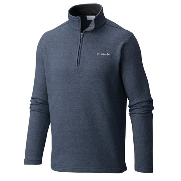 NWOT Mens Columbia Hart ll Half Zip Jacket XXL- Navy Blue - Picture 2 of 10